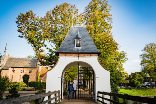Historische poort in Kasteelstad